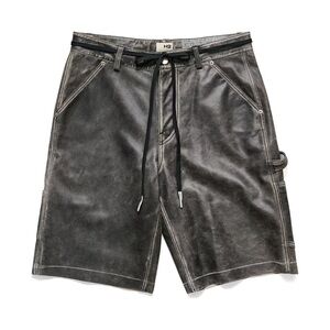 Heron Preston Leather Shorts